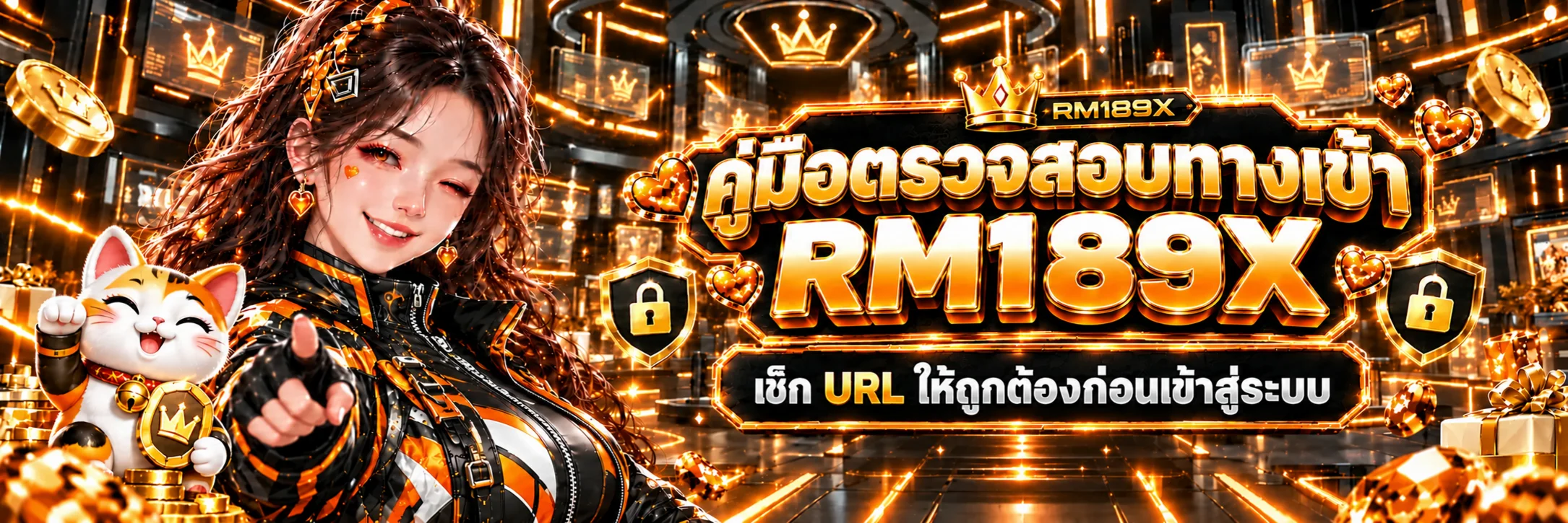 RM189X วิธีตรวจสอบทางเข้าของแท้ก่อนเข้าสู่ระบบ